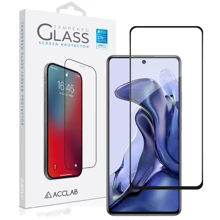 Аксесуар для смартфона ACCLAB Tempered Glass Full Glue Black для Xiaomi Mi 11T / Mi 11T Pro: Сумісність Xiaomi Mi 11T / Mi 11T Pro