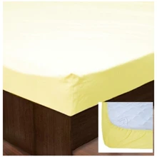 Простынь на резинке SoundSleep Ran-105 Yellow желтая 140х200см (91869354): Тип простынь