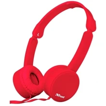Наушники Trust Nano On-Ear Mic Red (23105): Тип конструкции накладные