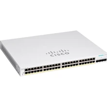 Сетевой коммутатор Cisco CBS220-48P-4G-EU: Порты только Gigabit Ethernet (10/100/1000)
