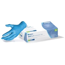 Рукавички одноразові Medicom SafeTouch нітрилові сині L, 100 шт.: Вид рукавички нітрилові