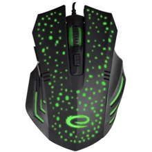 Мышь Esperanza MX212 Galaxy USB Black-Green (EGM212): Интерфейс подключения USB