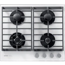 Варочная поверхность газовая Gorenje GKTG6SY2W: Расположение панели спереди