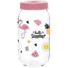 Емкость для хранения Банка HEREVIN Hello Summer 1л (171541-060): Тип Банка с крышкой