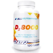All Nutrition D3 8000 Витамин Д 120 таблеток: Форма выпуска Таблетки