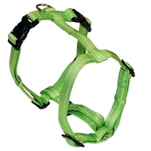 Шлея Croci Soft Reflective H-образная светоотражающая мягкая нейлон 65-80x2.5 см Зеленый (C5079912): Производитель Croci