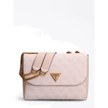 Женская сумка через плечо Guess Cordelia Logo CnvrtblL Xbde Flp бежево-розовая (HWBB8377210-BHG): Пол Женский