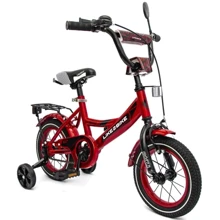Велосипед детский 2-х колесный 12'' 211203 Like2bike Sky, бордовый, рама сталь, со звонком: Тип 2х колесный велосипед