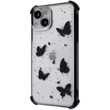 Чехол для iPhone WAVE Winkie Case Black/Butterfly for iPhone 15: Цвет рисунок