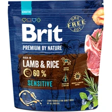 Сухой корм Brit Premium Dog Sensitive Lamb гипоаллергенный для собак 1 кг (8595602526611): Тип Сухой корм