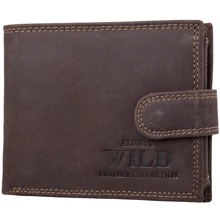 Мужское портмоне Always Wild коричневое (DNKN992L-MHU-brown-1): Пол Мужской