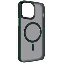Чохол для iPhone ArmorStandart Uniq Case Magsafe Dark Green для iPhone 13 Pro Max (ARM75328): Колір зеленый