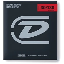 Струна для гитар Комплект струн DUNLOP DBN30130 Nickel Wound Bass Strings 30-130, 6-String: Тип Комплект струн