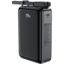 Зовнішній акумулятор Acefast Power Bank 20000mAh M4 67W Black: Ємність батареї, мАг 20000