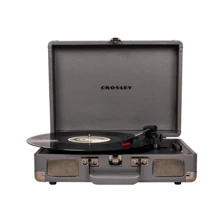 Виниловый проигрыватель Crosley Cruiser Deluxe (Slate): Привод ременной