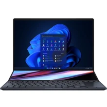 Asus Zenbook Pro 14 Duo OLED (UX8402) Approved Вітринний зразок: Причина уцінки Как новый (витринный образец): ноутбук выглядит и функционирует как новый. Техника полностью протестирована по программе Approved, все функции работают корректно