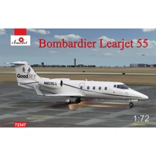 Модель Amodel Пасажирський літак Bombardier Learjet 55 (AMO72347): Виробник AMODEL