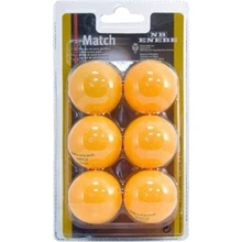 Мячик для настольного тенниса Enebe Match Orange 6шт (845506): undefined undefined