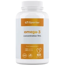 Sporter Omega 3 1000mg 500 EPA & 250 DHA 60 soft gel / 60 servings: Форма випуску Капсулы