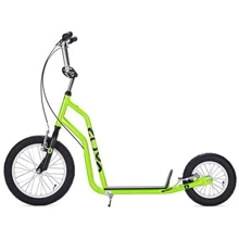 Самокат Yedoo FOUR 12+ (green-black): Количество колес 2