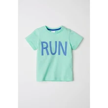 Футболка H&M 7Z5660217 74 см светло-зеленая: Пол Мальчик