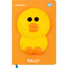 Блокнот-сквіш YES А5, 128 л. лін. Line Friends. Sally (151787): Виробник YES
