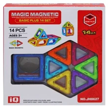 Магнитный конструктор Mic Magic Magnetic (JH8627): Количество деталей, шт. 14