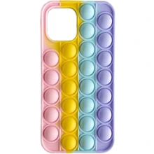 Чехол для iPhone Mobile Case Pop-It Antistress Rainbow for iPhone 12/iPhone 12 Pro: Цвет разноцветный