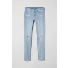 Джинсы H&M 511-555326 134 см голубые: Тип Джинсы