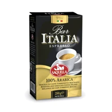 Кофе молотый Saquella Espresso Arabica 250 г (8002650001385): Вид напитка кофе молотый