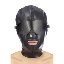 Шлем БДСМ со съемной маской Fetish Tentation BDSM hood in leatherette with removable mask: Производитель Fetish Tentation