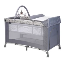 Манеж Lorelli VERONA 2L+ (grey dots): Тип кроватка-манеж