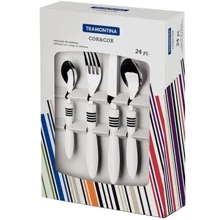 Столовый набор Tramontina Cor&Cor 23499/851 (24 пр.): Наименование Набор столовых приборов из 24 предметов, на 6 персон