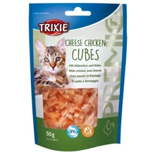Лакомство для кошек Trixie Premio Cheese Chicken Cubes с курицей и сыром в виде кубиков 50 г (4011905427171): Вид Снеки