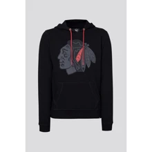 Худи 47 Brand NHL Chicago Blackhawks (548388JK-FS) 48 черный с капюшоном: Вид Худи