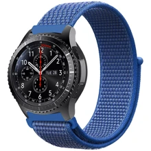 Ремешок BeCover Nylon Style Blue for Xiaomi Amazfit Bip / Bip Lite / Bip S Lite / GTR 42mm / GTS / TicWatch S2 / TicWatch E (705825): Цвет синий