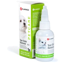 Капли для удаления пятен от слез Flamingo Petcare Tear Stain Remover у собак и кошек вокруг глаз 50 мл: Тип средства Капли