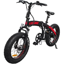Электровелосипед Like.Bike Colt (black/red): Цвет черный