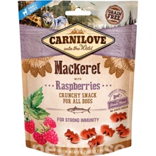 Ласощі Carnilove Dog Crunchy Snack для собак скумбрія малина 200 г (8595602528875): Виробник Carnilove