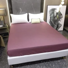 Простирадло LightHouse Sateen Stripe Murdum на гумці страйп-сатин 160х200+25см (603814): Тип простынь