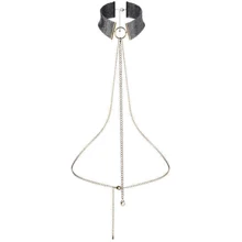 Прикраса Bijoux Indiscrets Desir Metallique Collar - Black: Для кого унісекс