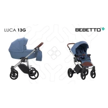 Универсальная коляска 2 в 1 Bebetto LUCA (13) синий (серая рама) (503.20.18.G13): Тип коляски универсальная коляска (2-в-1)