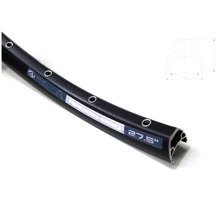 Колесо и обод Обод Author Radon Pro 584(27,5")x19/32 ,алюм. AL6061 под диск торм.,двойной,,500 гр,FV,черный.: Производитель Author
