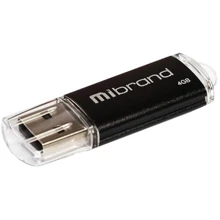 USB-флешка Mibrand 4GB Cougar USB 2.0 Black (MI2.0/CU4P1B): Стандарт USB USB 2.0