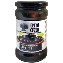 Оливки Terra Creta Грецькі цільні Каламата A La Grecque 280 г (5200101809396): Вага нетто 280 г