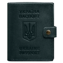 Обложка-портмоне на паспорт BlankNote 25.1 Зеленая (BN-OP-25-1-malachite): Пол Унисекс