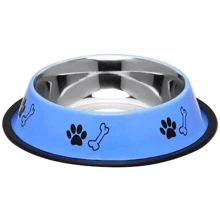 Миска для собак из нержавеющей стали 4Dog синяя противоскользящая 1.9л 22см (5949060216059): Тип Миски