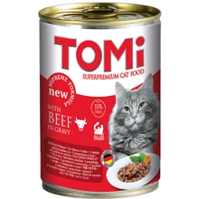 Влажный корм для кошек TOMi Говядина 400 г: Тип Влажный корм