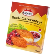 Сыр Coburger Back-Camambert Coburger С клюквенным соусом 350 г (WT2949): Вес нетто 350 г