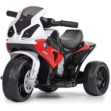Детский электромотоцикл 3 колесный Bambi Racer BMW красный (JT5188L-3): Вид мотоцикл